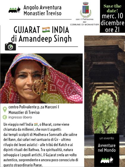 Proiezioni dell'Angolo dell'Avventura Monastier: Gujarat (India)