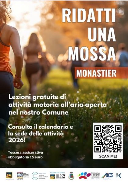 🏃‍♀️🌿 RIDATTI UNA MOSSA – MONASTIER 2026 🏃‍♂️