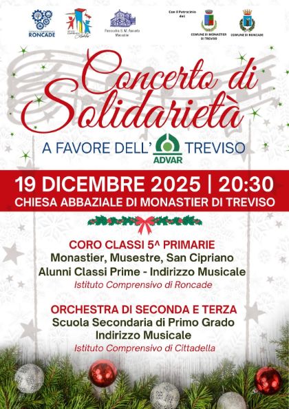 🎶❤️ CONCERTO DI SOLIDARIETÀ a favore di ADVAR Treviso ❤️🎶
