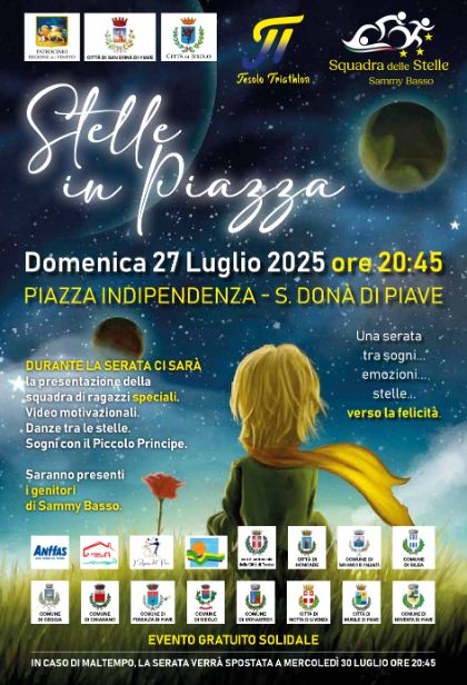 Stelle in Piazza - una serata tra sogni, emozioni, stelle… verso la felicità