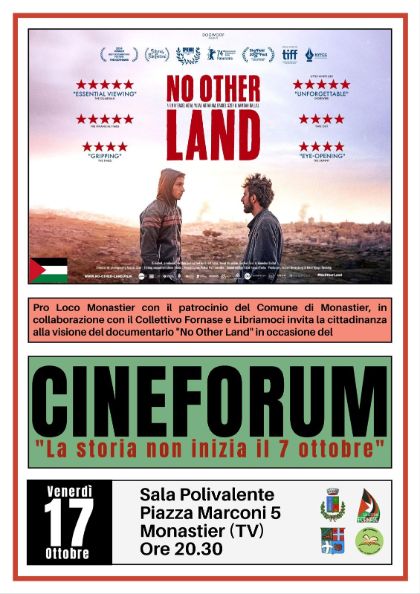 🎬 CINEFORUM – “La storia non inizia il 7 ottobre” 🎬 CINEFORUM – “La storia non inizia il 7 ottobre”