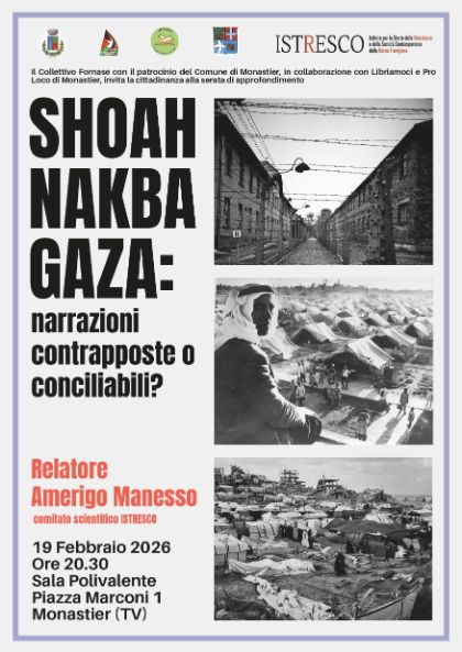 📚 Shoah – Nakba – Gaza: narrazioni contrapposte o conciliabili?