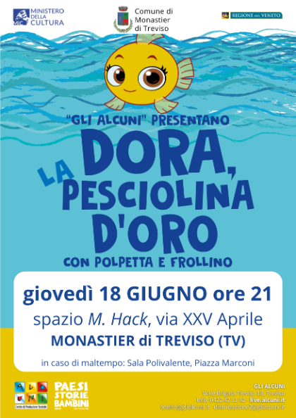 🎭🐟 PAESI, STORIE E BAMBINI 2026 ARRIVA A MONASTIER! 🐟🎭