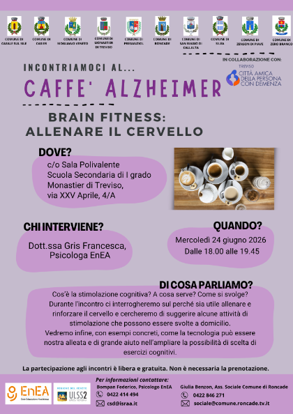 ☕🧠 INCONTRIAMOCI AL... CAFFÈ ALZHEIMER - Brain Fitness: allenare il cervello
