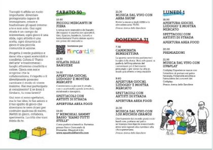 🎉 Torna TucoGiò a Monastier di Treviso! 🎉 17ª edizione del Festival dei giochi inventati, rielaborati e riscoperti