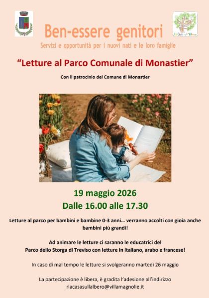 📚🌳 “Letture al Parco Comunale di Monastier” 🌳📚