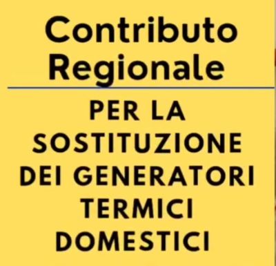 Contributo Regionale generatori