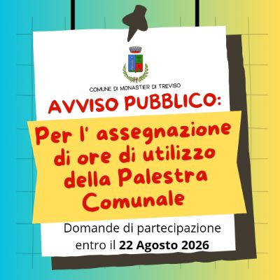 Avviso palestra