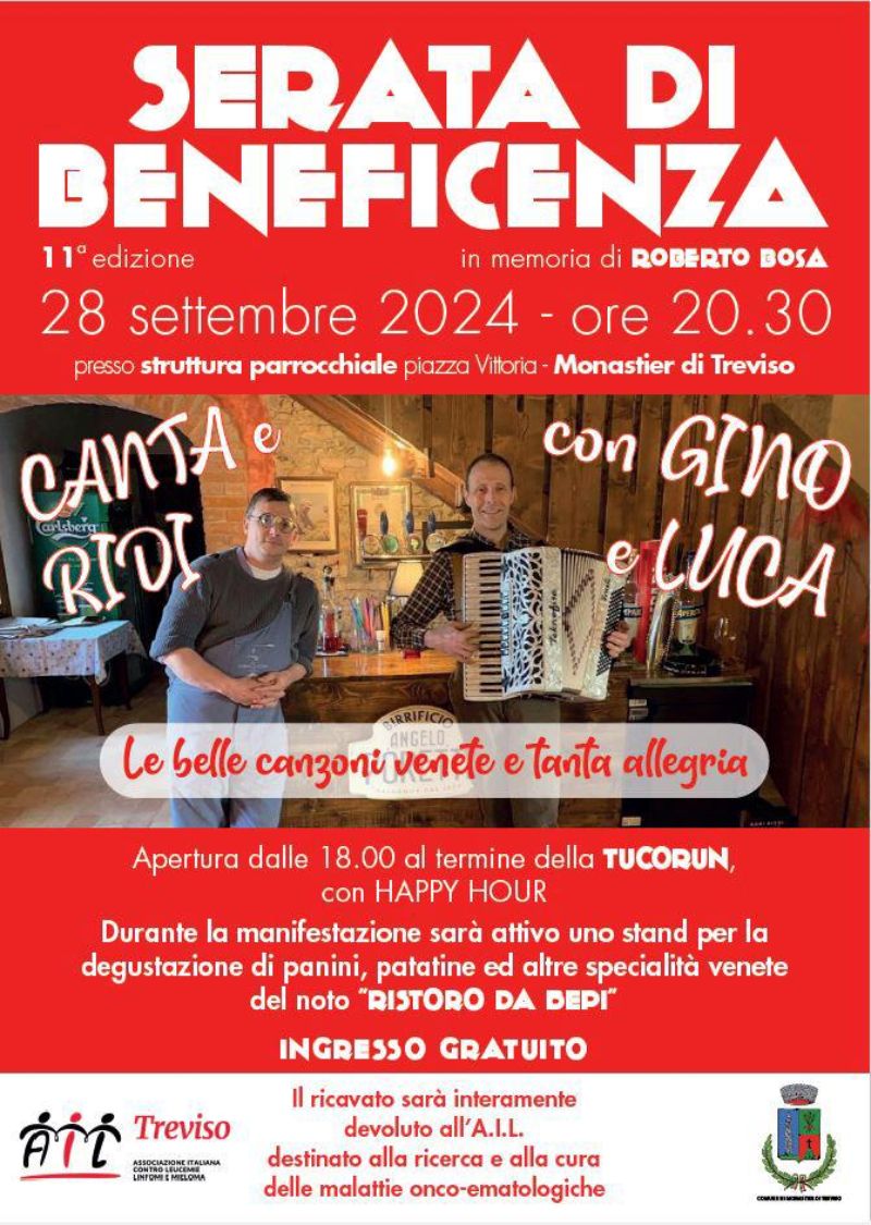 Serata beneficienza Bosa 28.9.24