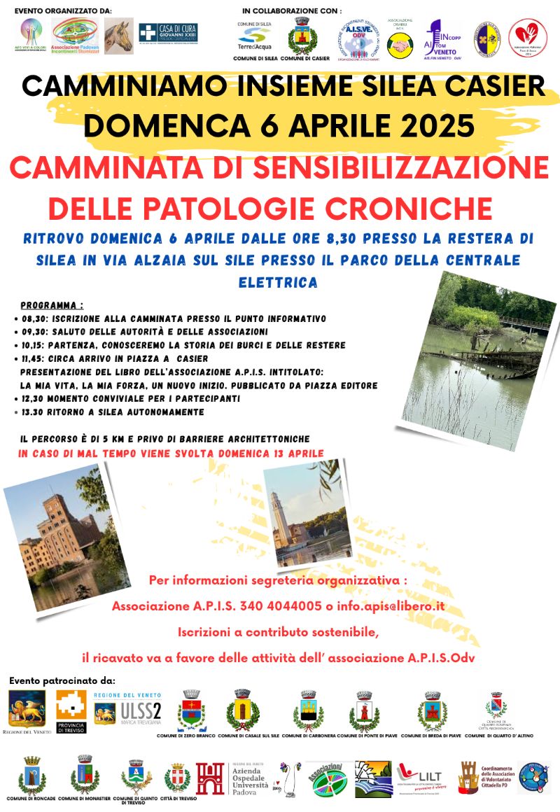 camminiamo insieme 6 aprile silea
