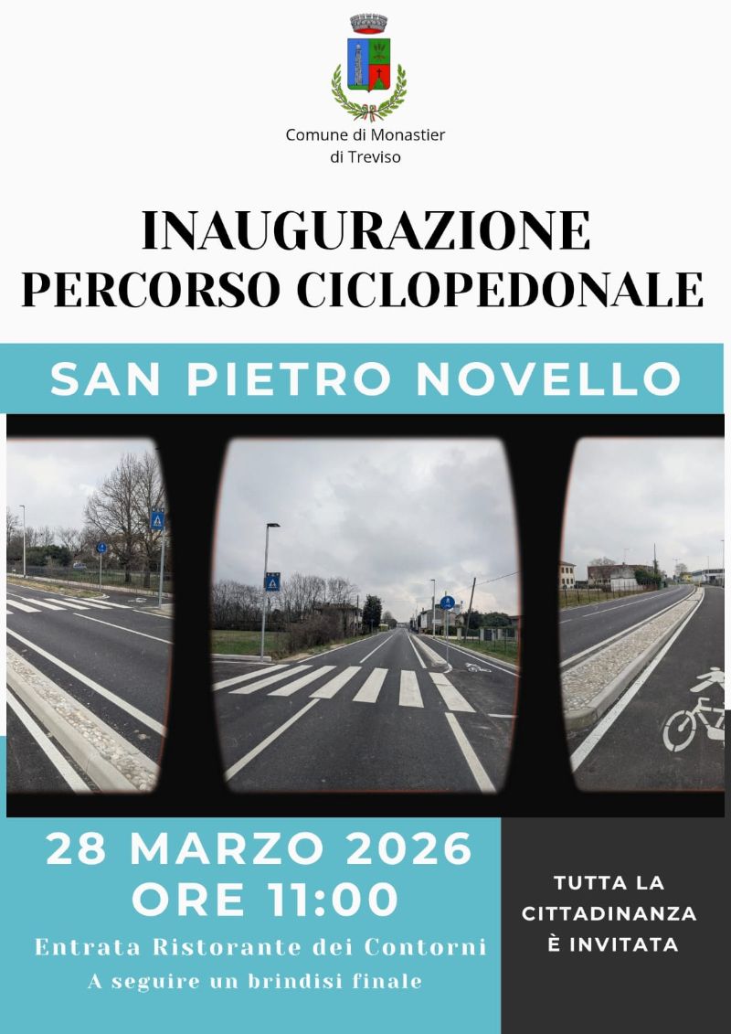 Inaugurazione pista ciclabile