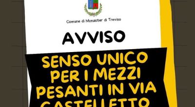 Senso unico via castelletto